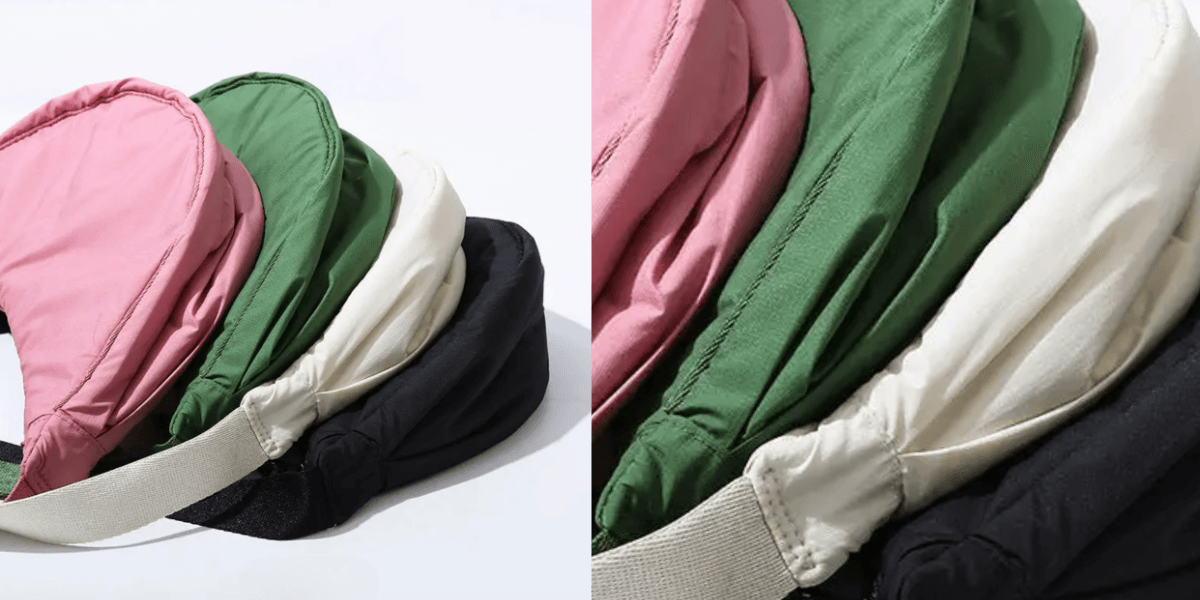 Sac banane en tissu colorés