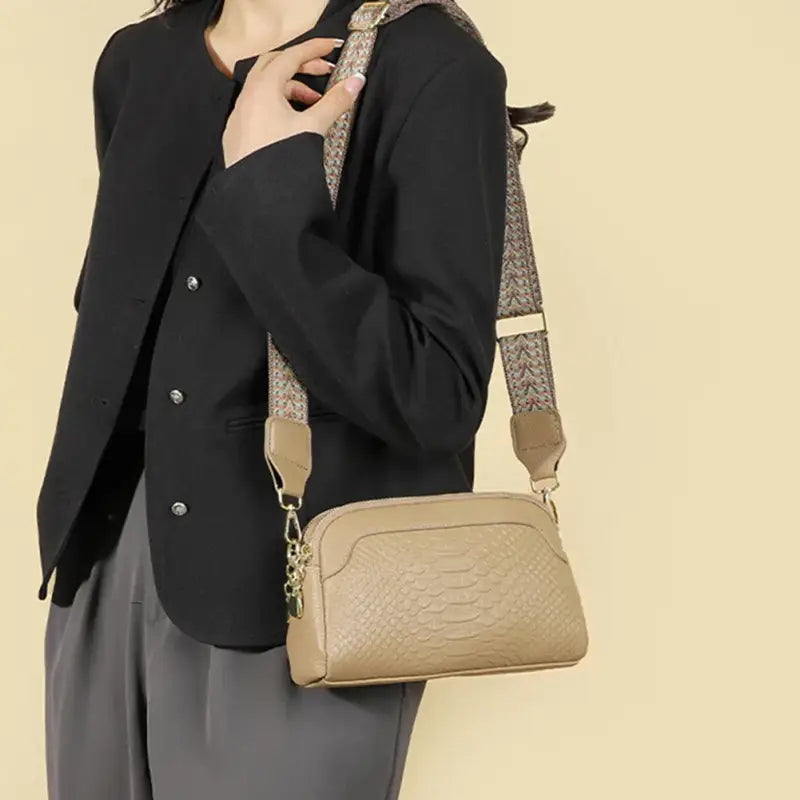 Sac à Bandoulière Femme en Cuir