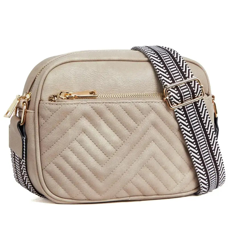 Sac à Bandoulière pour Femme Chic Beige