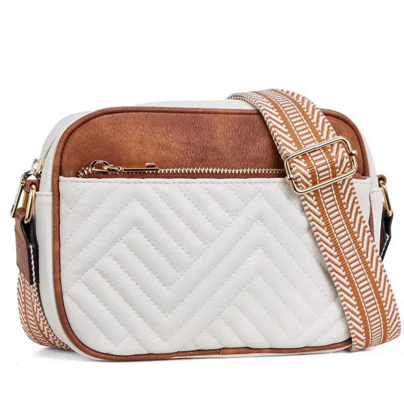 Sac à Bandoulière pour Femme Chic Blanc