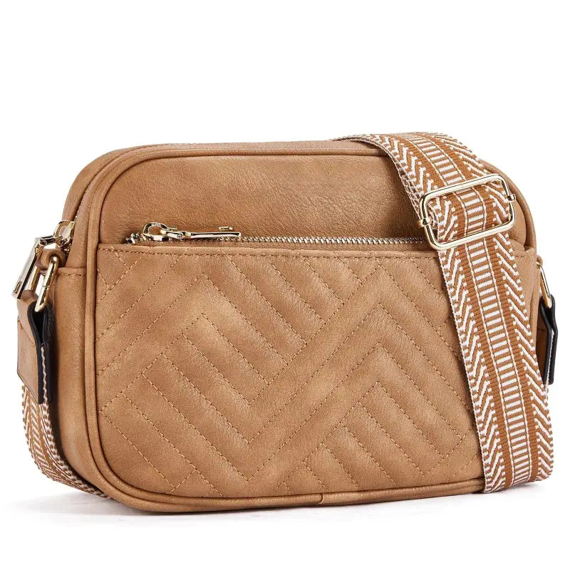 Sac à Bandoulière pour Femme Chic Camel