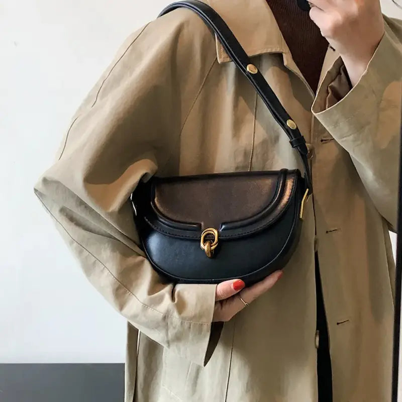 Sac à Main Banane Cuir Femme