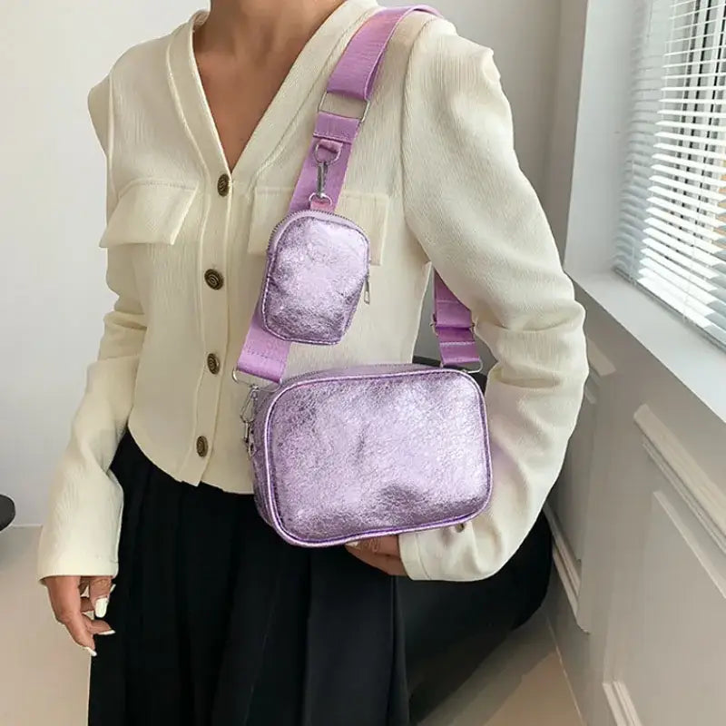 Sac Banane Bandoulière Irisé Femme