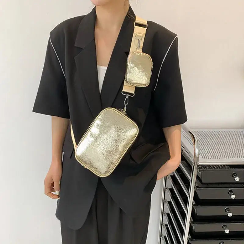 Sac Banane Bandoulière Irisé Femme