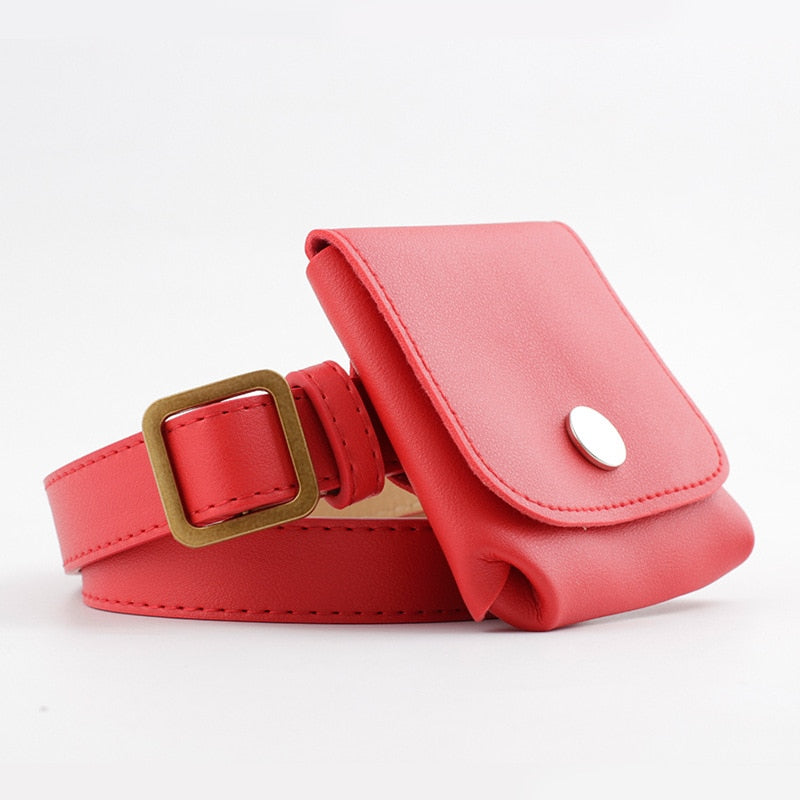 Sac Banane Ceinture Femme - Rouge