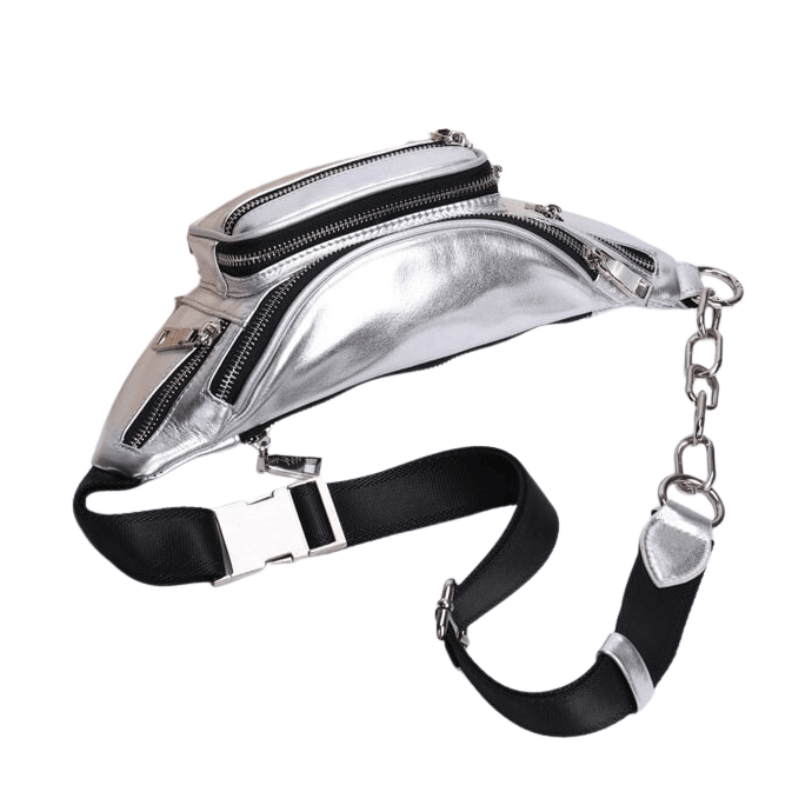 Sac Banane Cuir Métallisé