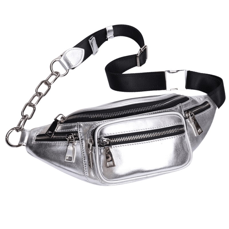 Sac Banane Cuir Métallisé