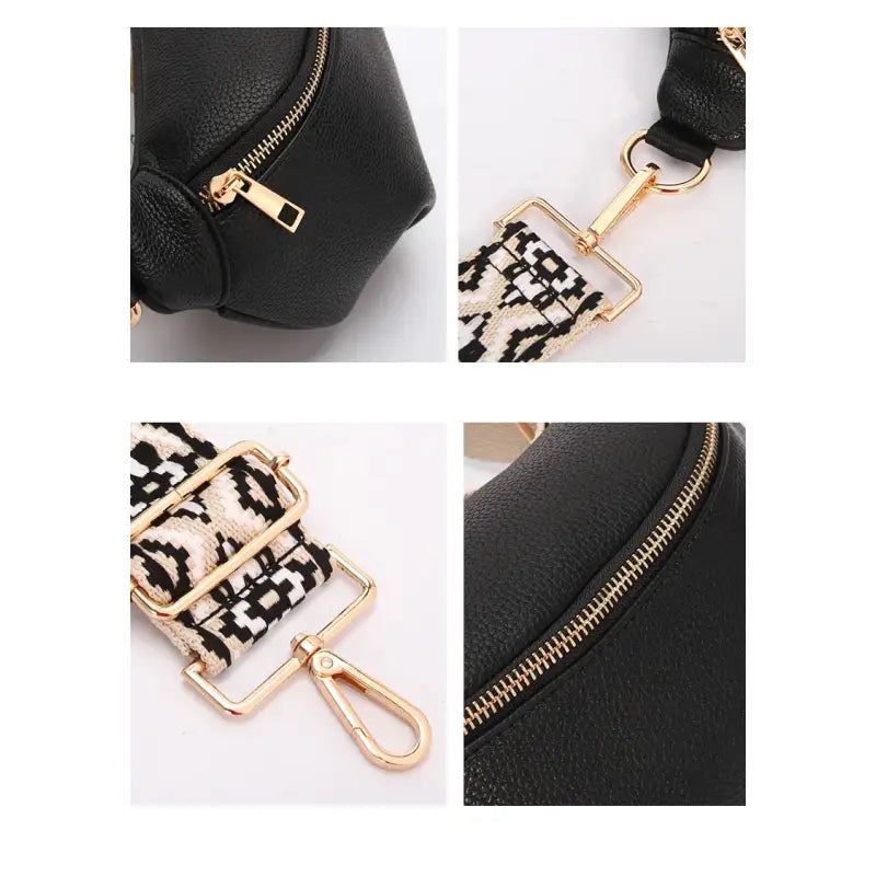 Sac Banane Cuir Noir Noir