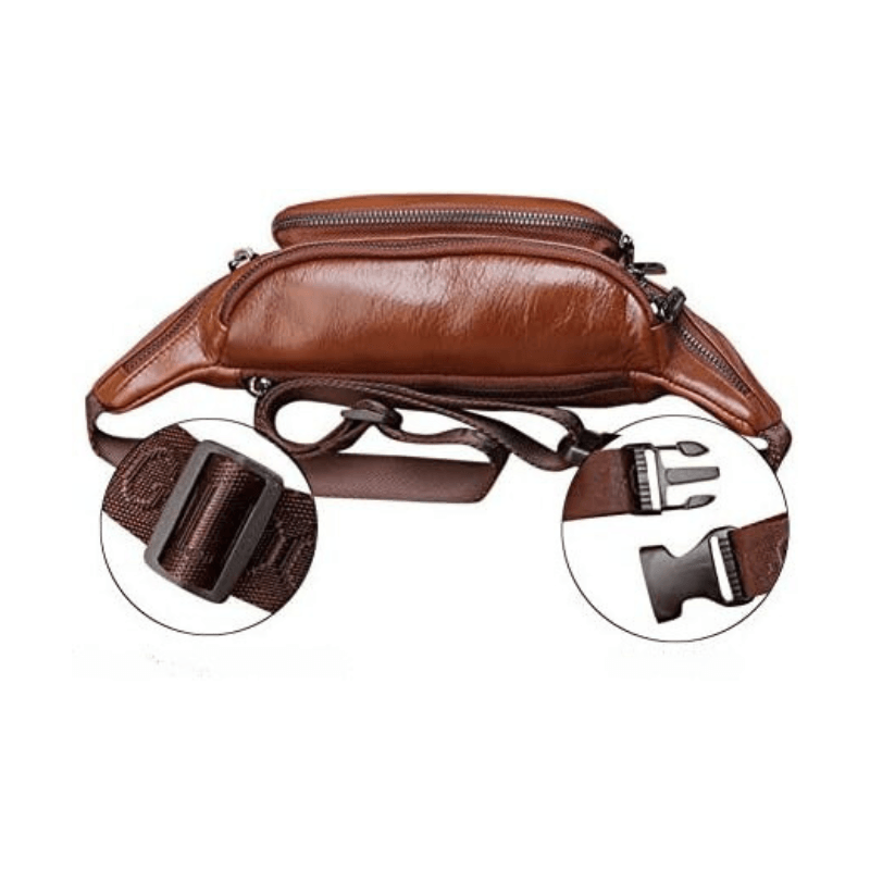 Sac Banane en Cuir Homme