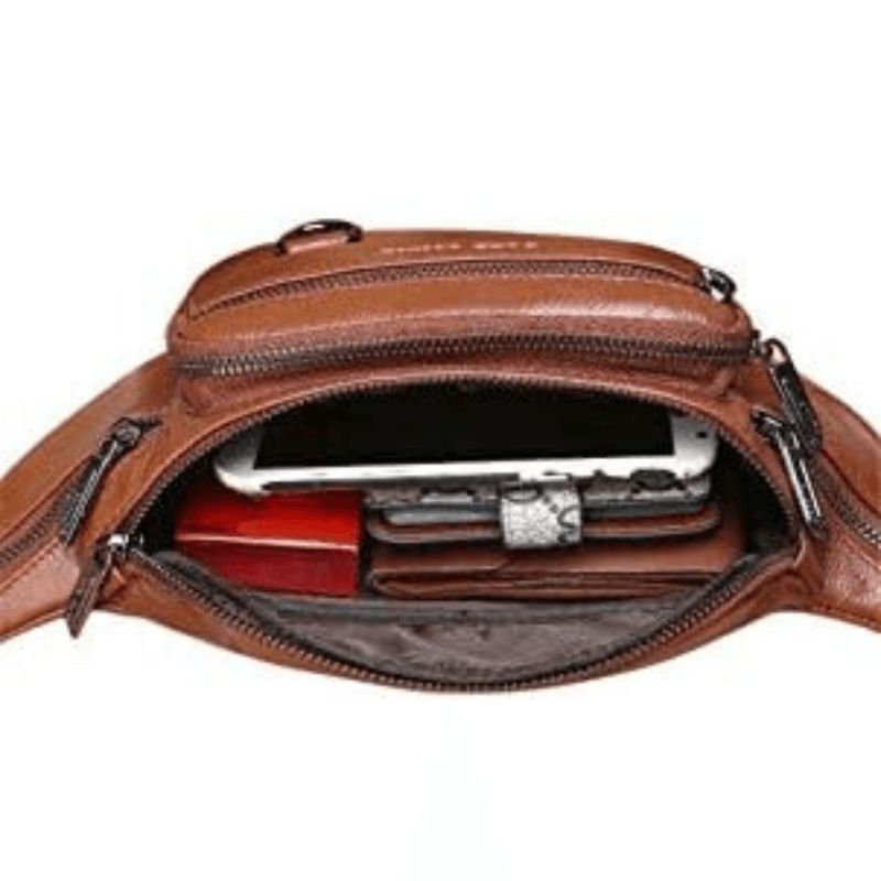 Sac Banane en Cuir Homme