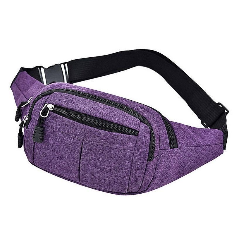Sac Banane en Tissu - Violet