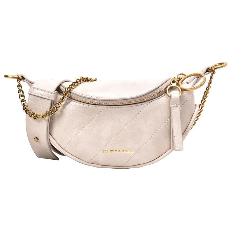 Sac Banane Femme Chic - Crème