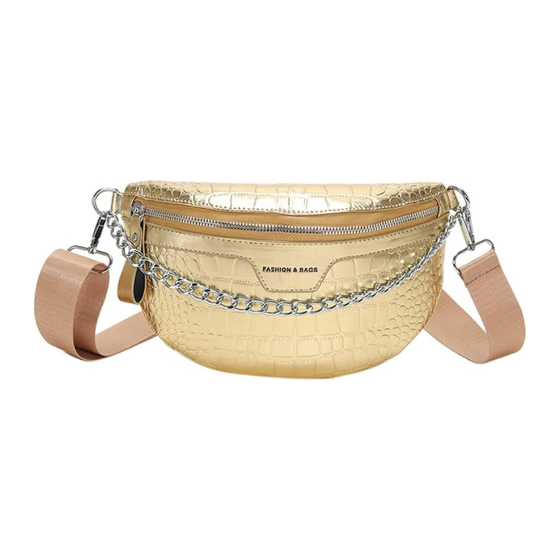 Sac Banane Femme Doré