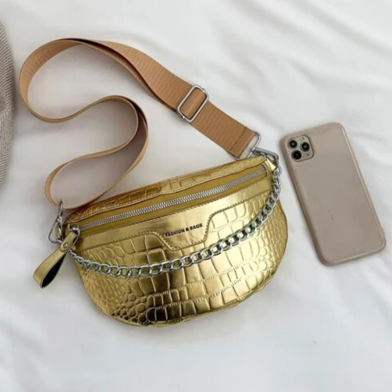 Sac Banane Femme Doré