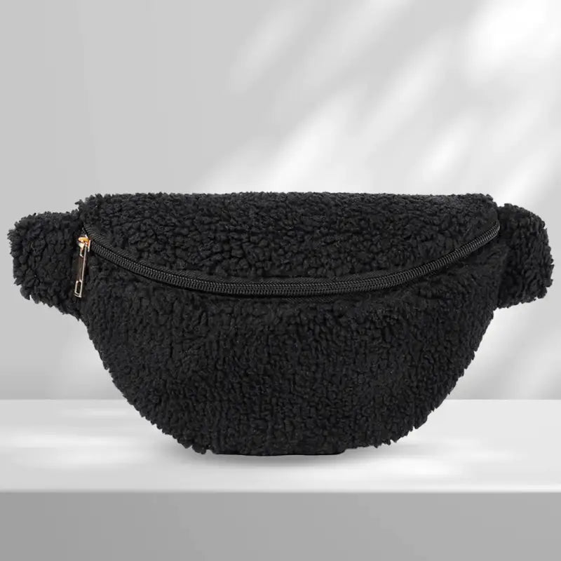 Sac Banane Femme Moumoute Noir