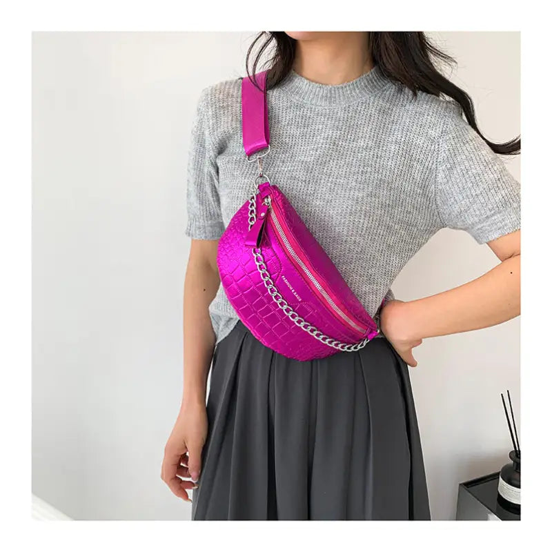 Sac Banane Femme Rose