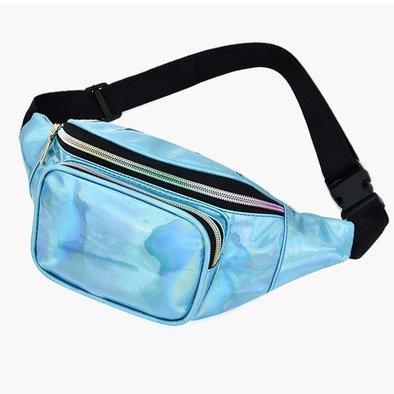 Sac Banane Holographique - Bleu ciel