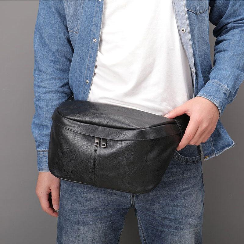 Sac Banane Homme Noir