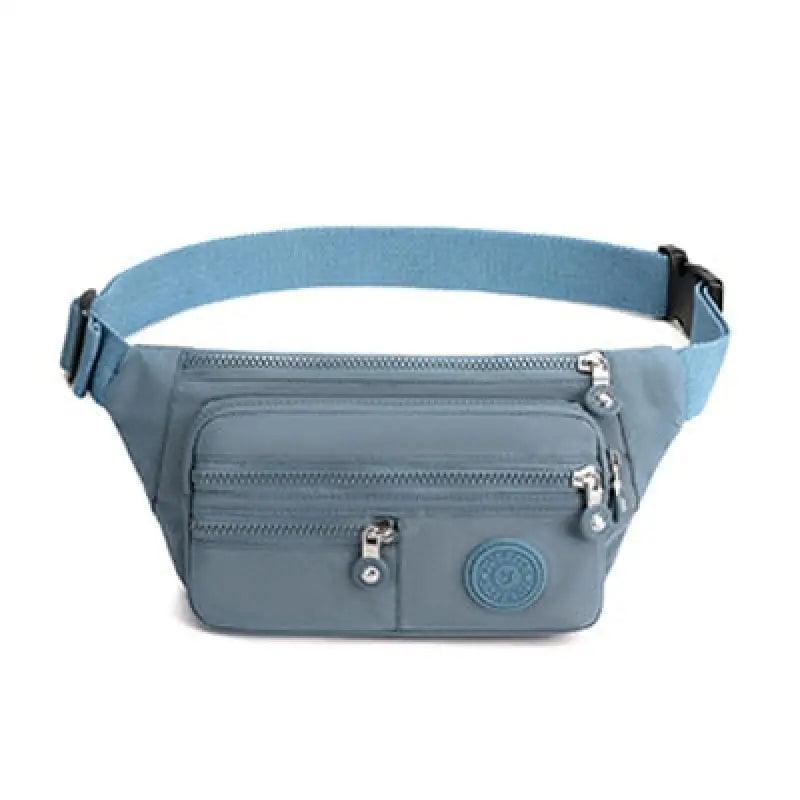 Sac Banane Multi Poche Bleu clair