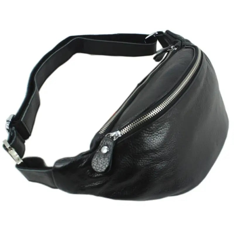 Sac Banane Noir Cuir
