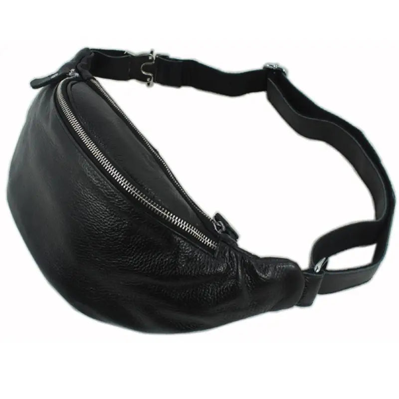 Sac Banane Noir Cuir