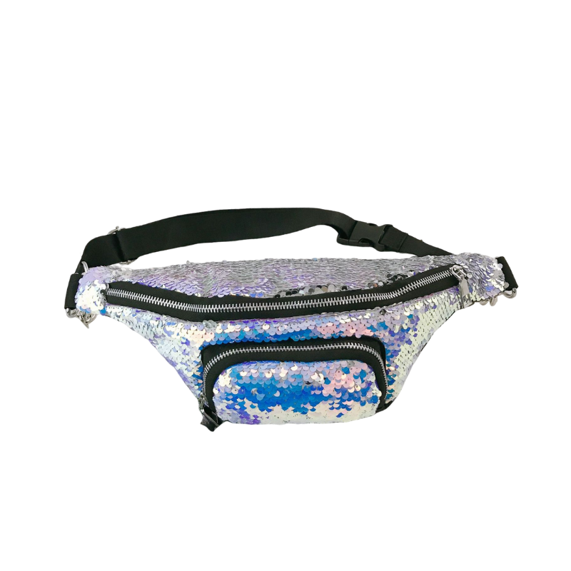 Sac Banane Sequin - Bleu foncé