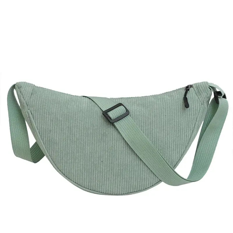 Sac Banane Tendance en Velours Vert
