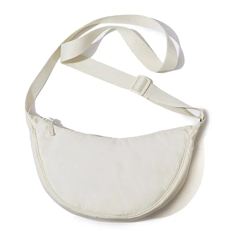 Sac Banane Tissu Femme Beige