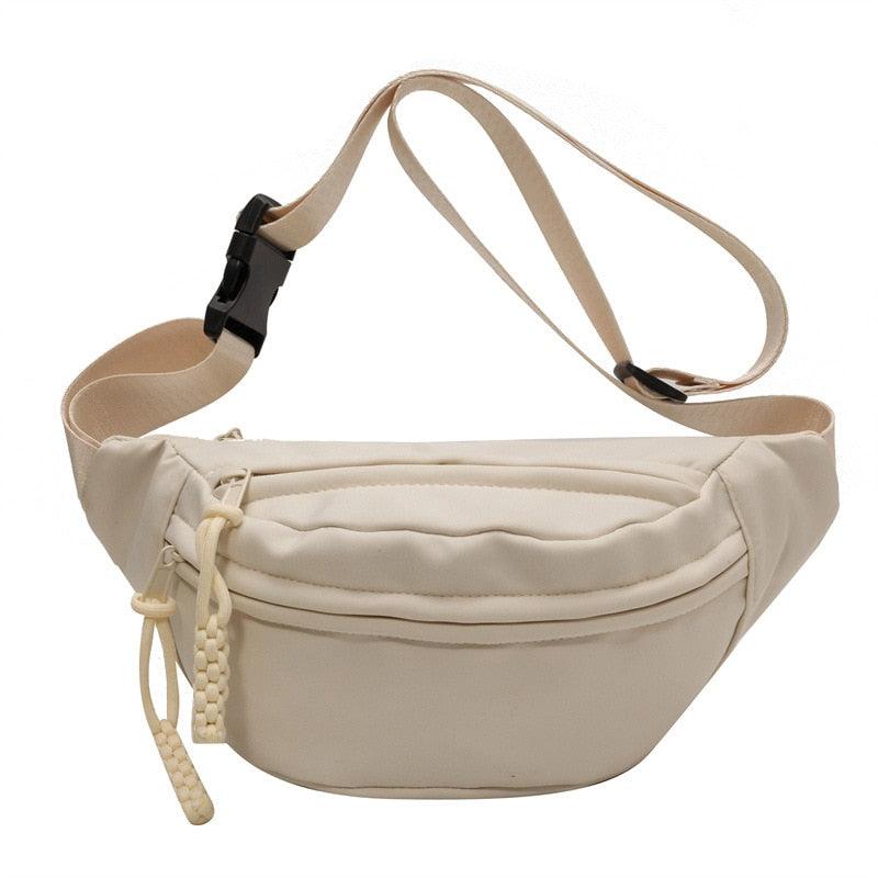 Sac Banane Toile - Beige