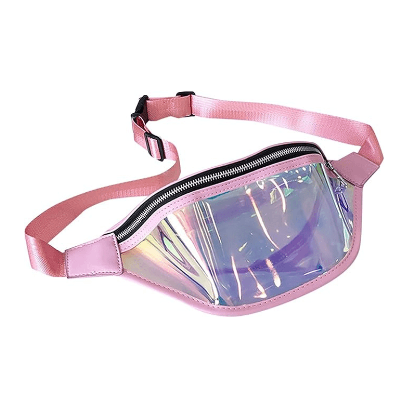 Sac Banane Transparent - Rose