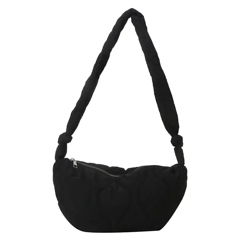 Sac Banane XL Matelassé Noir