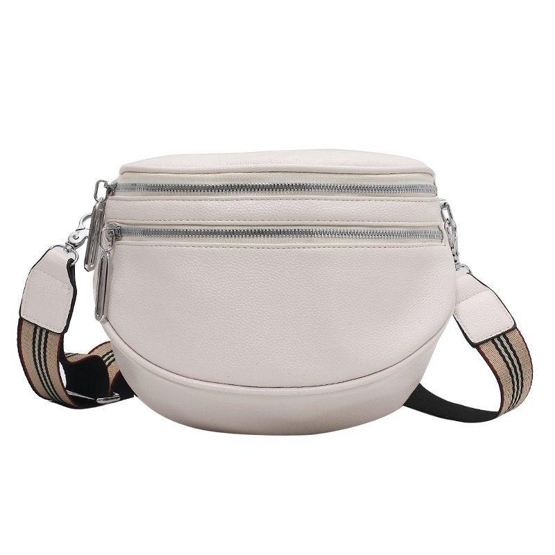 Sac Bandoulière Banane Femme - Blanc