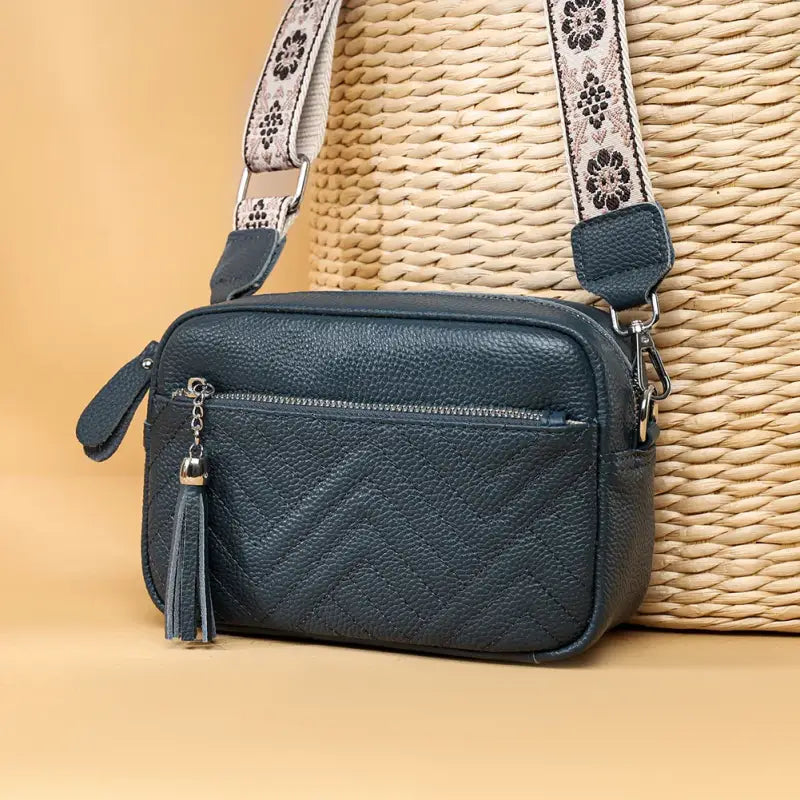 Sac Bandoulière Banane pour Femme Bleu