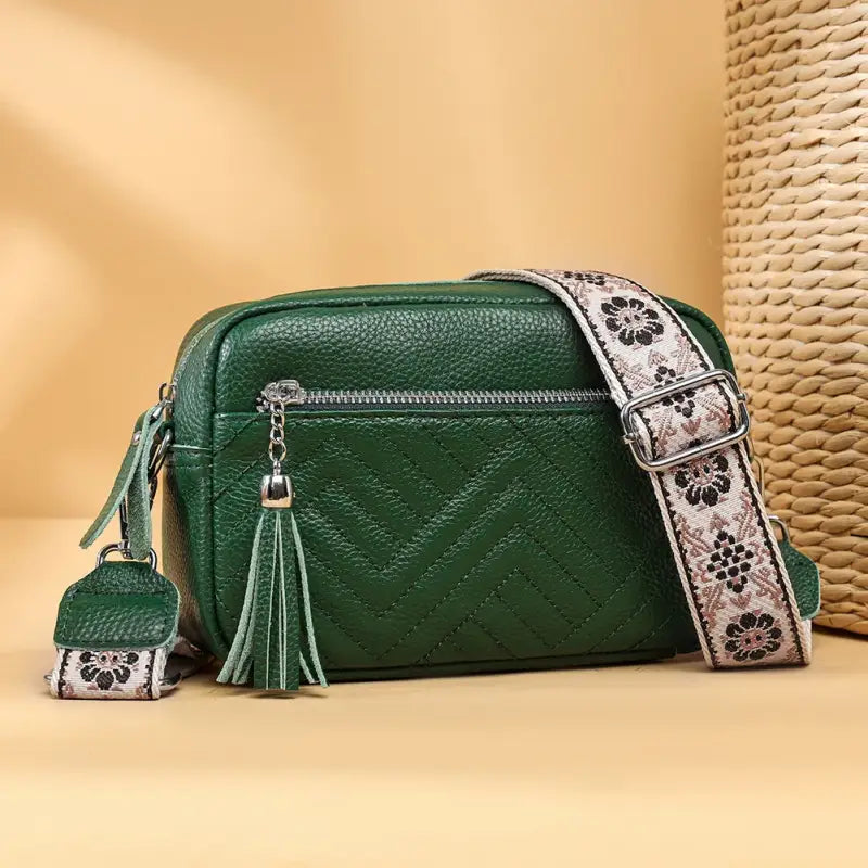 Sac Bandoulière Banane pour Femme Vert