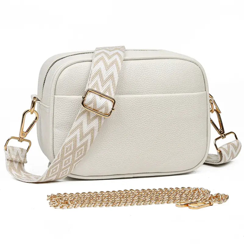 Sac Bandoulière Femme Tendance Blanc