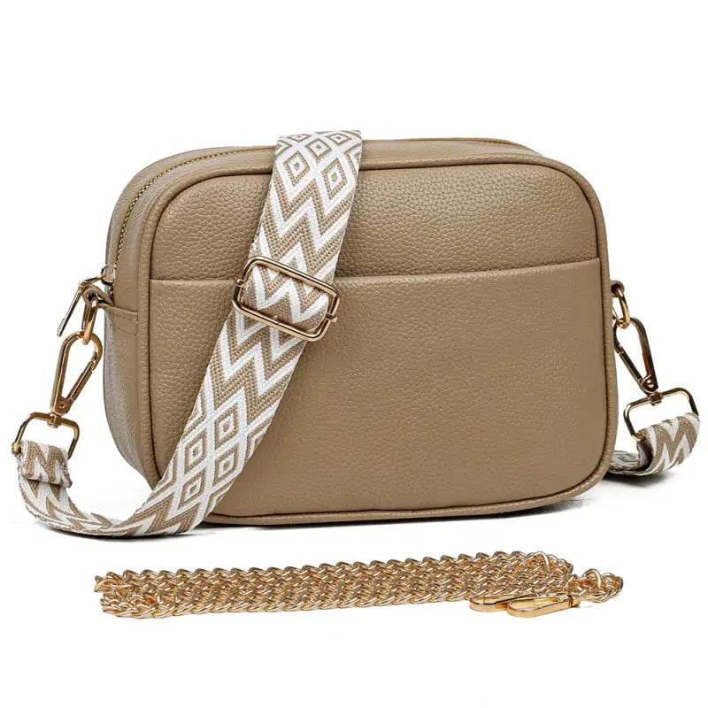 Sac Bandoulière Femme Tendance Marron