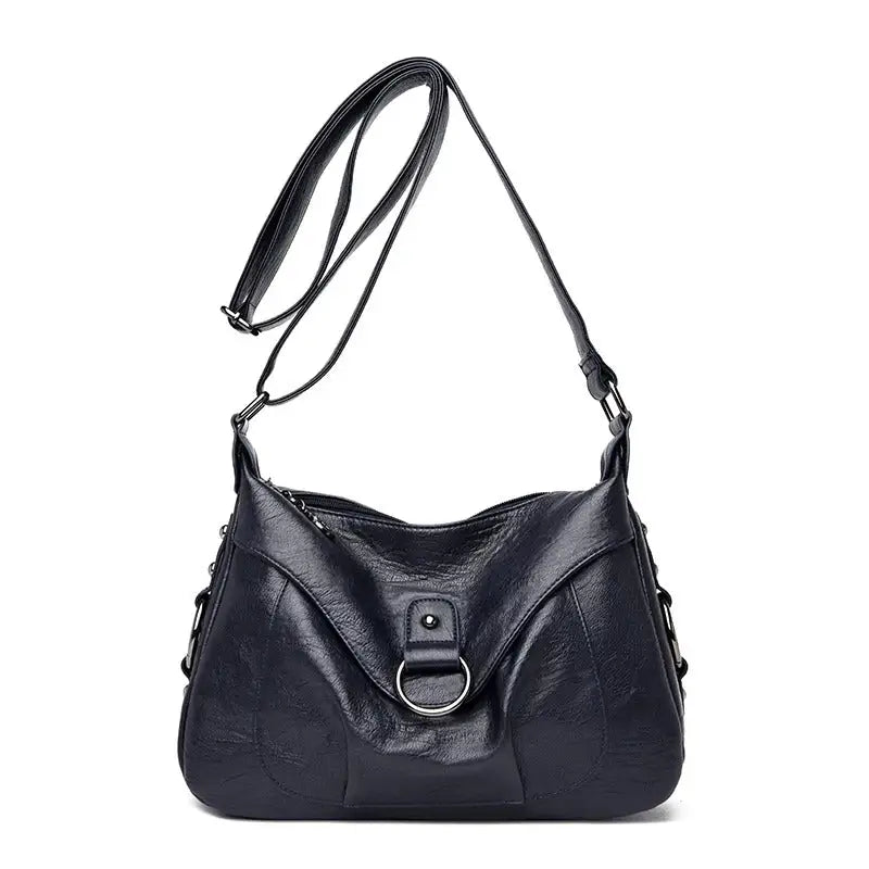 Sac Bandoulière Grand Bleu foncé