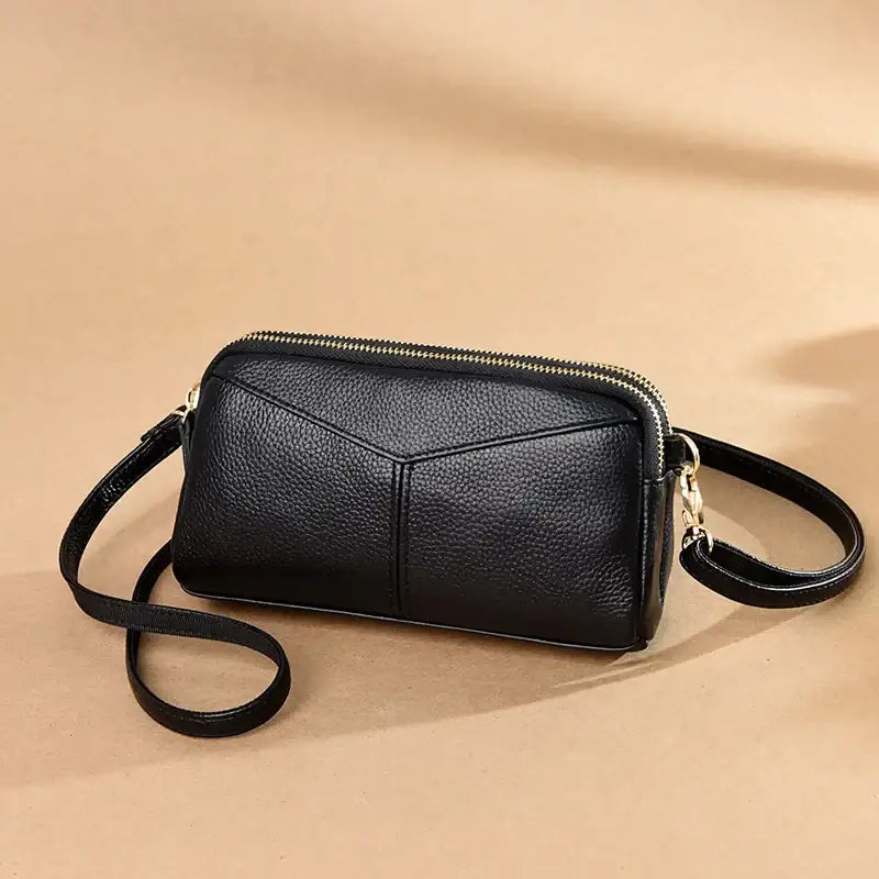 Sac Cuir Bandoulière Femme Noir