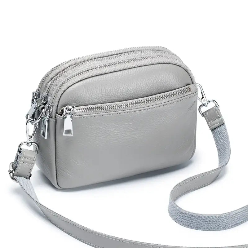 Sacs à Main Bandoulière Cuir Gris