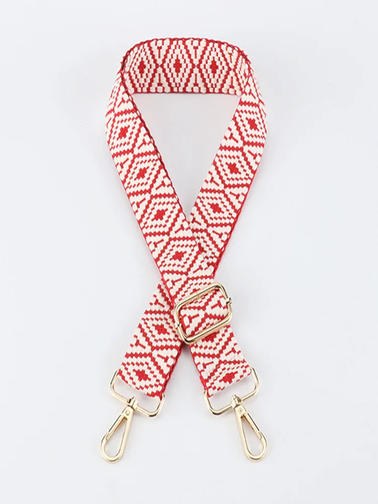 Sangle de Sac Bandoulière Ajustable Rouge