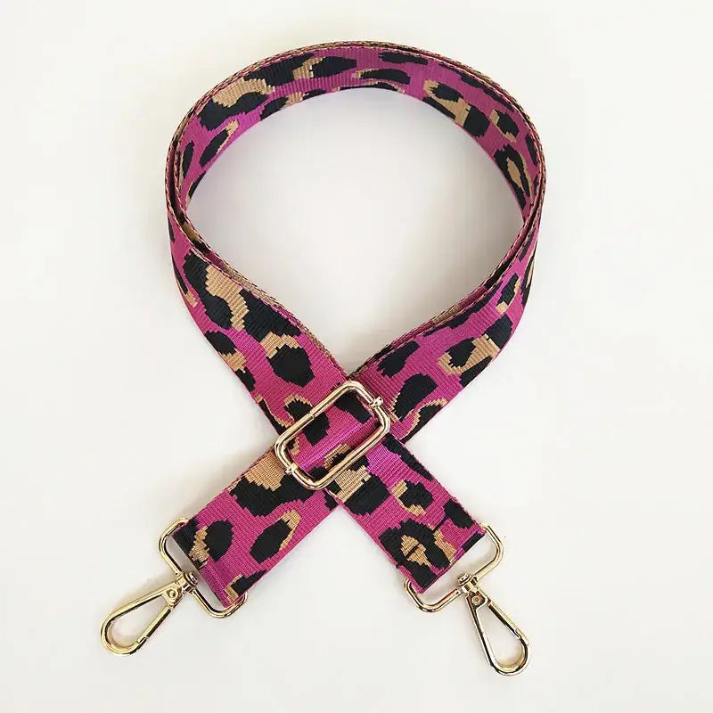 Sangle pour Sac Léopard Rose