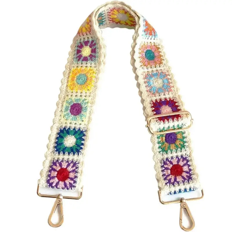 Sangle de Chaîne de à Main Bandoulière de Remplacement avec Crochets Pivotants Fermoir pour à Main de à Main Bricolage Fabrication de Café Artisanal Blanc