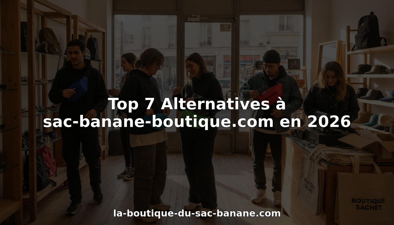 Des jeunes adultes découvrent les dernières tendances en matière de sacs banane dans une boutique branchée.