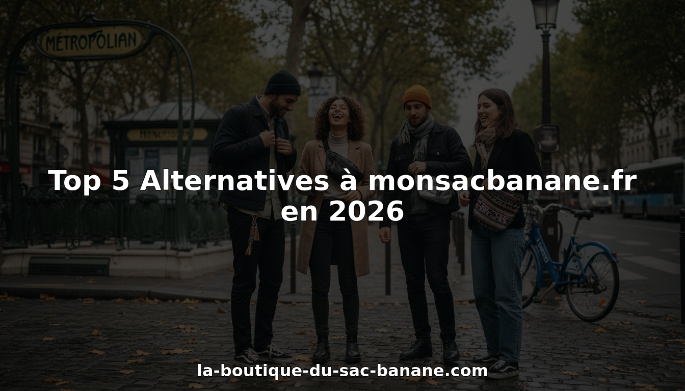 Bande de jeunes branchés arpentant les rues de Paris avec leurs bananes stylées