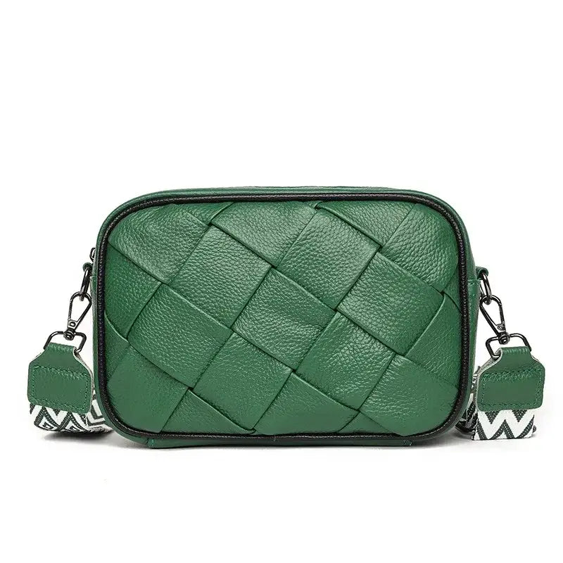 Sac à Bandoulière pour Femme en Cuir Vert