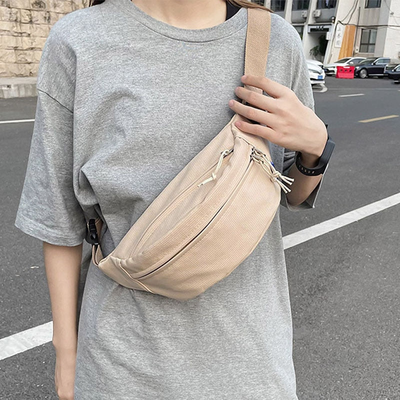 Sac banane outlet beige