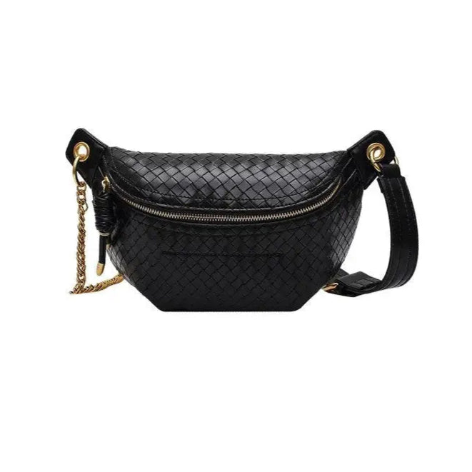 Sac Banane Femme Cuir Noir Noir