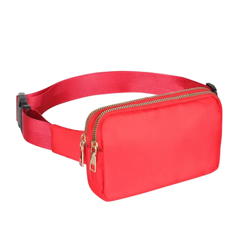 Sac ceinture rouge best sale